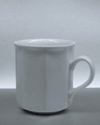 Becher DOLLY 24cl 8eck Optik (Porzellan)