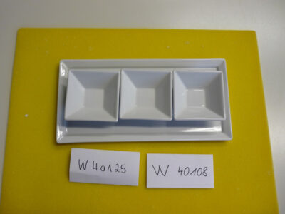 Platte Tavola 26x13cm mit 3 Ringe