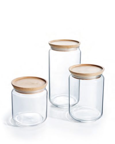 Vorratsglas Aufbewahrungsglas Storageglas Pure Jar Wood ARC