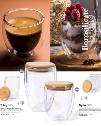 Teeglas, Kaffeebecher ohne Henkel doppelwandig