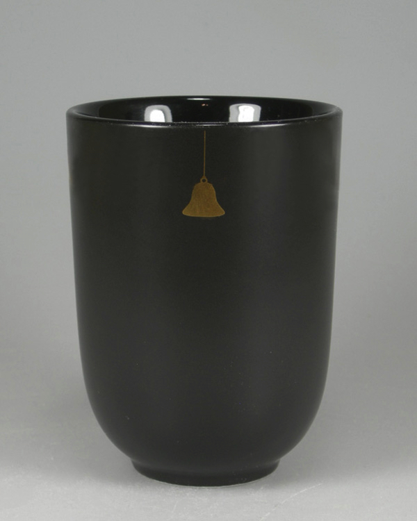 Becher GAYA henkellos mattschwarz