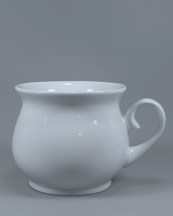 Kugelbecher, Kugeltasse, Kugel Becher, Kugel Tasse, Porzellan, Porzellanpott